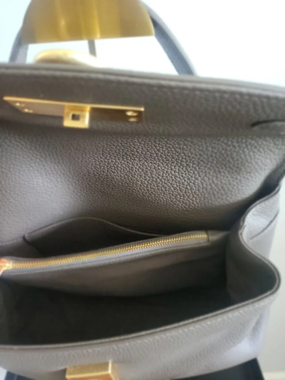 Parisa Wang Grey Grace Medium Soft top handle bag